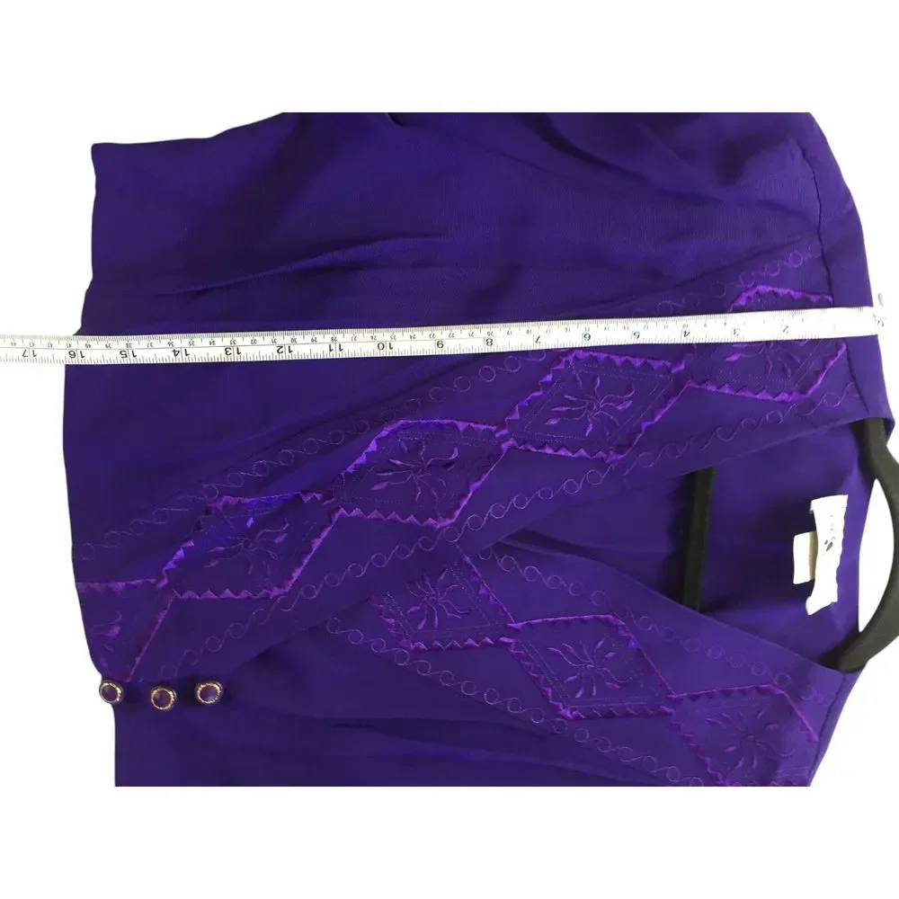 Tap‎ Dance Greco Top And Pants Set Purple Women's Size 9/10 Jazz Theater Vtg